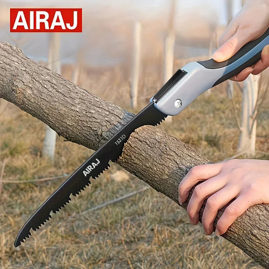 AIRAJ Folding Saw Sharp Multi Purpose Hand Saw for Wood and Garden