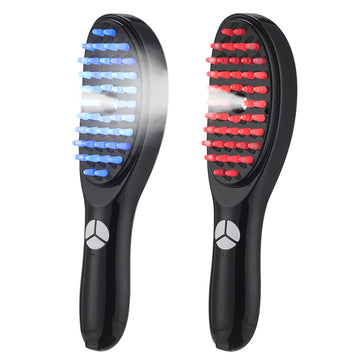 Electric Hair Growth Massage Comb LED Scalp Massager with Spray Atomizer